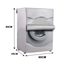 Waterproof Dustproof Cover for Tumble Dryer 60 x 55 x 85 cm Polyester Protective Sheet with Front Opening Sunshade for Home Use 3