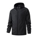 Waterproof Hooded Polyester Lightweight Zip Jacket for Hiking, Outdoor Activities and Everyday Wear 6