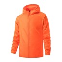 Waterproof Hooded Polyester Lightweight Zip Jacket for Hiking, Outdoor Activities and Everyday Wear 2