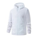 Waterproof Hooded Polyester Lightweight Zip Jacket for Hiking, Outdoor Activities and Everyday Wear 7