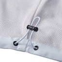 Waterproof Jacket with Hood and High Zip Collar with Zip Pockets on Chest and Sleeve and Adjustable Hem Unisex 15