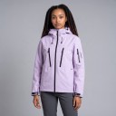 Waterproof Jacket with Hood and High Zip Collar with Zip Pockets on Chest and Sleeve and Adjustable Hem Unisex 7