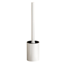 WC Brush with Holder Aluminium Stand Total Length 35 cm Holder 12 × 9 cm Toilet Brush Bathroom Accessory for WC 2