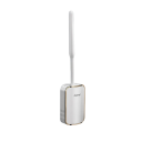 WC kartáč s nástěnným držákem plastový čisticí kartáč zlatý okraj koupelnový doplněk pro hygienické čištění toalety 3