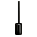 WC štětka s držákem hliníkový stojan celková délka 35 cm držák 12 × 9 cm toaletní kartáč koupelnový doplněk pro WC 3