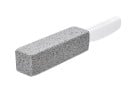 WC tisztító pemza műanyag fogantyúval Pemzából készült kő a toalett kefe tisztításához Durva pórusos felület Méretek 24 x 3,5 x 3,5 cm 1
