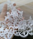 Wedding Veil 3 m Cathedral Single Layer Tulle With Comb Lace Trim Luxury Long Veil White Ivory White 4