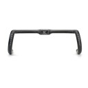 Wegcarbon stuur 390 mm breedte 345 mm bovenste grip lichte constructie zwart voor race- en gravelbikes 1