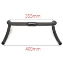 Wegcarbonen stuur 400 mm breedte 355 mm bovenste grip lichte constructie zwart voor race- en gravelfietsen 5