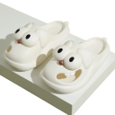 Weiche Hausschuhe in Hundeform mit großen Augen, leichte Hausschuhe, 3 cm Sohle, rutschfest, lustige Hundehausschuhe, süßes Design 2