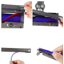 Weicher blauer Samtstreifen für Dyson V6 V7 V8 V10 V11 Ersatzteil für den Bodensauger flexibles ABS Zubehör 4