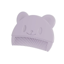 Weicher Kamm für Babys 7,8 x 6 cm mit Teddybär-Motiv Babyhaarpflege Babybürste Sanfter Kamm für Neugeborene 3