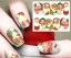 Weihnachtliche Nagelsticker 10