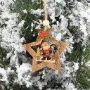 Weihnachtsdekoration aus Holz 4-tlg 3