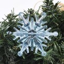 Weihnachtsschneeflockendekoration 10 Stk 9