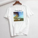 Weißes Damen-T-Shirt mit Aufdruck B251 7