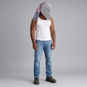 Welding Helmet Cover Head and Neck Protection Dimensions 47 x 46.5 cm Universal for Most Helmets Star and Stripes Design For Welding 5