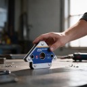 Welding Magnet FM1-S Arrow Angles 45 and 90 Degrees Load Capacity 25 kg Dimensions 12.1 x 8.3 x 1.8 cm Blue For Welding 2