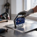 Welding Magnet FM2-S Hexagonal 6 Angles from 30 to 105 Degrees Load Capacity 25 kg Dimensions 9.7 x 8 x 1.6 cm Blue For the Workshop 4