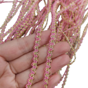 Wellenförmiges dekoratives Band 5 mm x 4,6 m Polyester Spitzenband zum Nähen von Bekleidungsdekorationen Scrapbooking Hochzeitsdekoration DIY Basteln 4