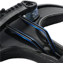 WEST BIKING sella da ciclismo con ammortizzazione 28 × 33 cm centro cavo struttura traspirante nera per bicicletta 3