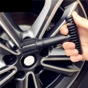 Wheel Bolt and Nut Hole Cleaner with Foam Inserts T-Shaped Handle Wheel Cleaning Tool Replaceable Inserts Plastic and Sponge 3