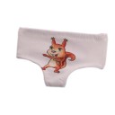 White Pants for Dolls up to 43 cm Underwear with Colourful Children's Print Textile Clothing for Play A Wardrobe Accessory for Dolls 2