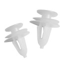 White Plastic Car Clips 50 pcs 4