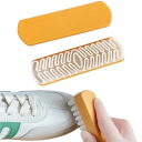 White Rubber Crepe Brush for Cleaning Leather Shoes Gentle Dirt Removal Without Surface Damage Restoring Shoe Shine 2