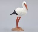 White Stork Figurine for Children Aged 4 and Above Realistic Design with Base Material: PVC Dimensions: 7.5 x 8.5 cm For Play or Your Own Zoo 1