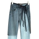Wickelgürtel aus Spitzentüll 74 x 55 cm Transparenter Rock mit Punktemuster Überzieher über der Hose Elegantes Layering-Accessoire 1