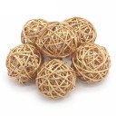Wicker Decorative Balls 6 pcs 1