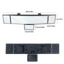 Wide-Angle Interior Rear View Mirror for Cars 38 x 7 x 3 cm Multi-Piece Mirror with Side and Child Mirror for Better Visibility 2
