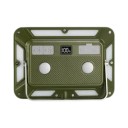 Wiederaufladbare LED Campinglampe mit Magnet und Powerbank 4000 mAh 1100 lm Vorder- und Rücklicht Warnmodus USB-C 2