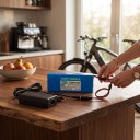 Wiederaufladbare Lithium-Batterie für Elektroroller LIDIKALA 36 V 10S2P mit Ladegerät 42 V 2 A T- und DC-Steckern 186 x 66 x 38 mm Blaue Farbe 3