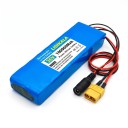 Wiederaufladbare Lithium-Batterie für Elektroroller LIDIKALA 36 V 10S2P T- und DC-Stecker Zellen 18650 186 x 66 x 38 mm Blaue Farbe 1