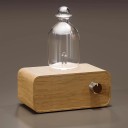 Wiederaufladbarer Aroma-Diffusor 2600 mAh 120 h Betrieb Wasserloser Nebel-Diffusor für ätherische Öle Holz und Glas USB-C 2