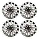 Wieldeksels 18" Tesla Model 3 Highland Set van 4 stuks Kunststof ABS Met centrale kapjes Opening voor ventiel Deksel van de velgen 1