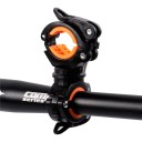Wielofunkcyjny uchwyt na lampkę rowerową 360° obrotowy uchwyt na rower do rurek 1,8-3,8 cm Uniwersalny obrotowy uchwyt na lampkę 3