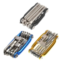 Wielofunkcyjny zestaw narzędzi rowerowych 11 w 1 Klucze Śrubokręty Przecinak do łańcucha Przenośne narzędzia aluminiowe Zestaw naprawczy do rowerów górskich i szosowych 2