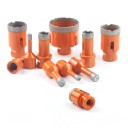 Wiertło diamentowe 6 mm z gwintem M14 do szlifierki kątowej Wakuowo lutowany diament Pomarańczowe Wiercenie na sucho w płytkach, marmurze, granicie 5