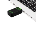 WiFi 6 USB Adapter 900 Mb/s Bluetooth 5.3 2.4 GHz and 5 GHz 2-in-1 Wireless Receiver with External 5 dBi Antenna USB 2.0 for Windows 10/11 3