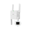 WiFi extender signaalversterker dual-band 300 Mb/s 2,4 GHz en 1200 Mb/s 5,8 GHz 2 externe antennes witte repeater voor het uitbreiden 2