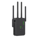 WiFi-laajennin AC1200 1200 Mb/s kaksitaajuus 2,4 GHz ja 5 GHz 4 ulkoista antennia WPS-toiminto toistimena AP-reitittimenä WiFi:n 1