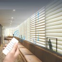 WiFi motor voor kettingrolgordijnen MOES Tuya met afstandsbediening en EU voedingsadapter voor slimme woningen 2