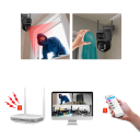 WiFi NVR Rekorder für Sicherheitskameras 8CH 6MP Dualobjektiv drahtlose Technologie weißer Kamerarekorder für Überwachungssystem 2