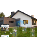 WiFi PTZ säkerhetskamerasystem 8-kanals NVR 4 kameror trådlös anslutning persondetektering för övervakning av hus och tomt 6