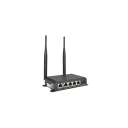 WiFi-Router 300 Mb/s 2,4 GHz IEEE 802.11n mit WAN- und LAN-Ports Firewall QoS schwarzer drahtloser Modem-Router für die Heim 4