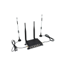 WiFi-Router 300 Mb/s 2,4 GHz IEEE 802.11n mit WAN- und LAN-Ports Firewall QoS schwarzer drahtloser Modem-Router für die Heim 6