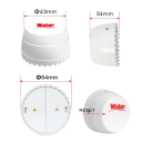 WiFi-s vízszivárgás-érzékelő, intelligens árvízérzékelő 55 dB-es riasztással, Tuya Alexa, Google Smart Life alkalmazás, túlcsordulás elleni védelemmel 4
